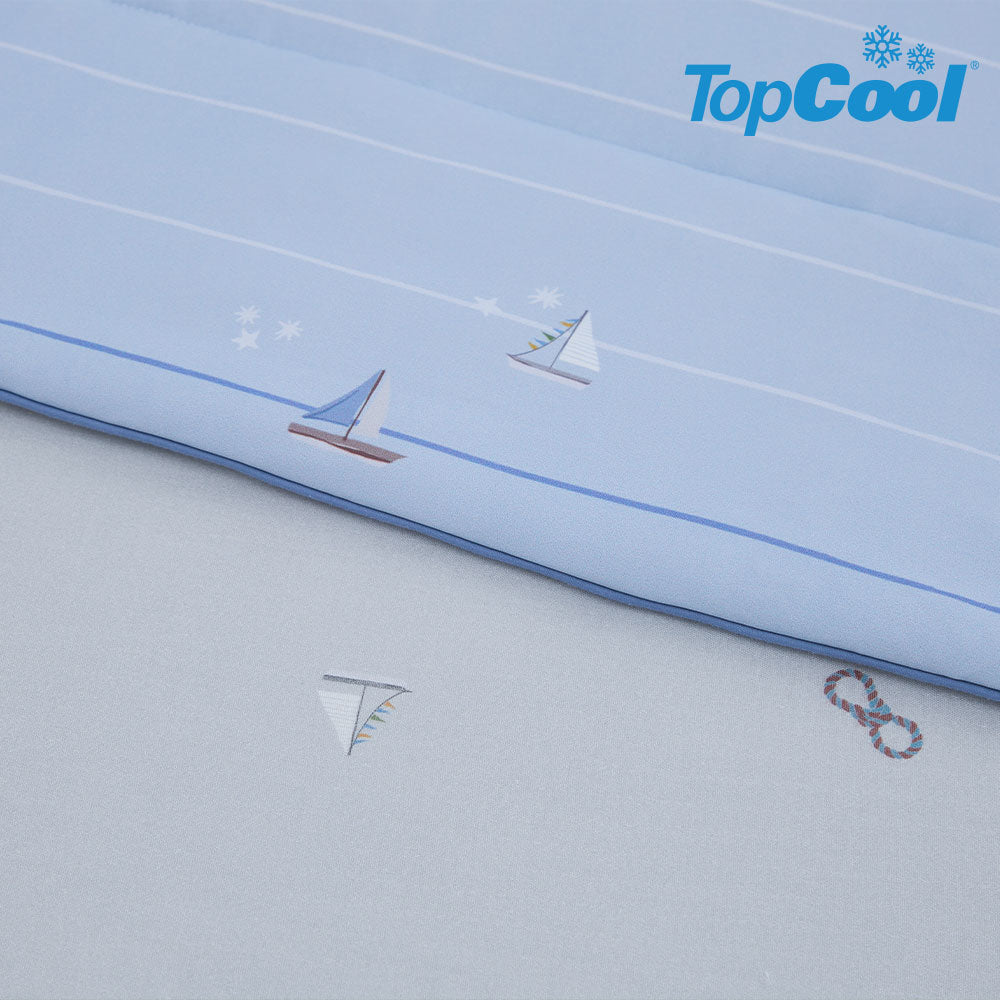 TopCool 2026 S/S Double Layer Cooling Comforter - Whale Voyage