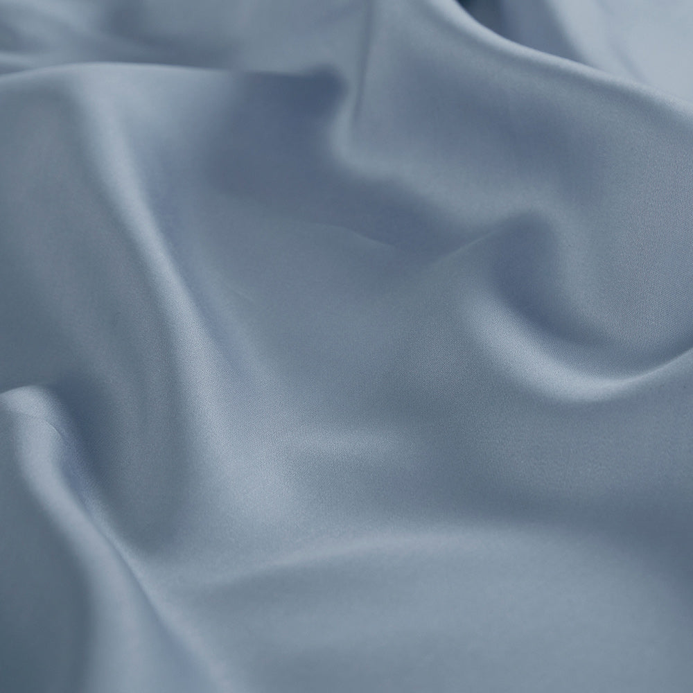 100% 80s Tencel™ Lyocell Duvet Cover + Bedding Sheet + Pillow Cases Set - Chill Blue