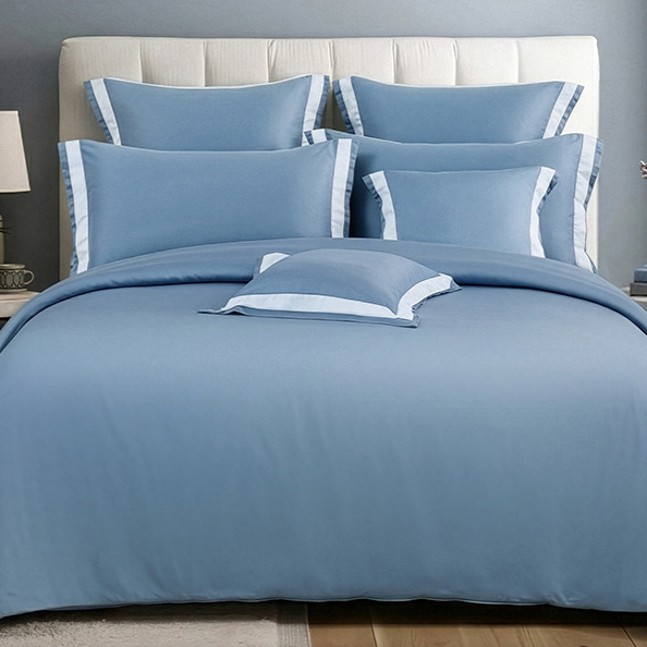 100% 60s Tencel™ Lyocell Solid Color Duvet Cover + Bedding Sheet + Pillow Cases Set - 5 Colors Available