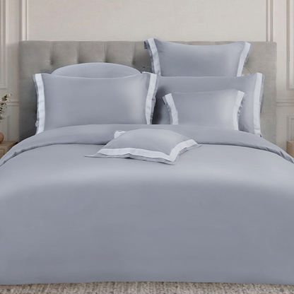 100% 60s Tencel™ Lyocell Solid Color Duvet Cover + Bedding Sheet + Pillow Cases Set - 5 Colors Available