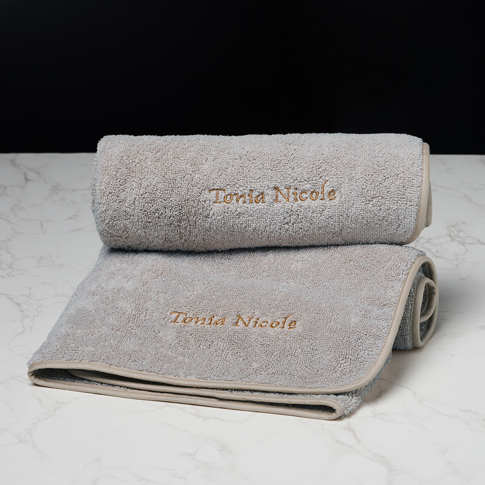 100% Cotton Soft Pillow Towel Cases - Golden Brown