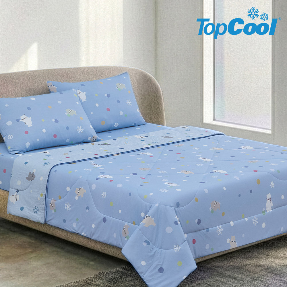 TopCool 2026 S/S Jr. TopCool Double Layer Cooling Comforter - Q-Snowball