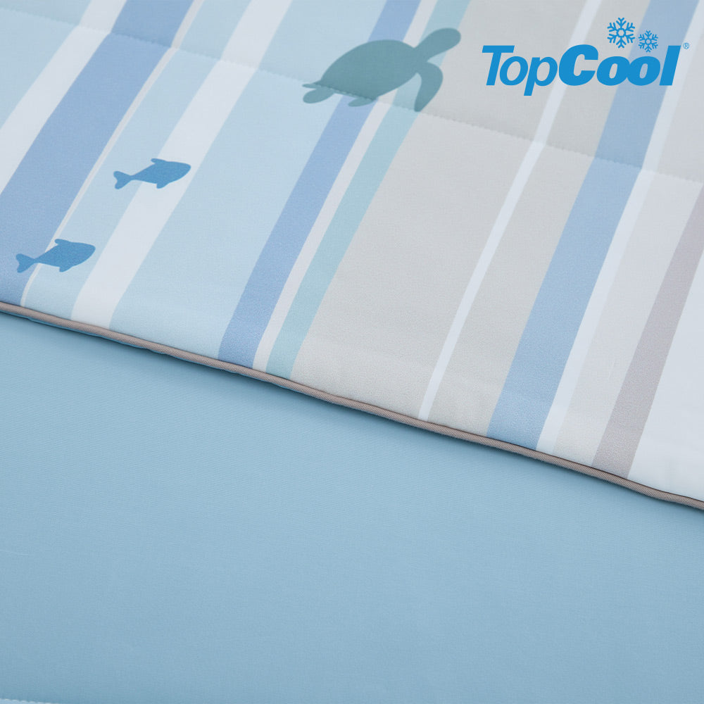 TopCool 2026 S/S Instant Cooling Comforter - Ocean Turtle