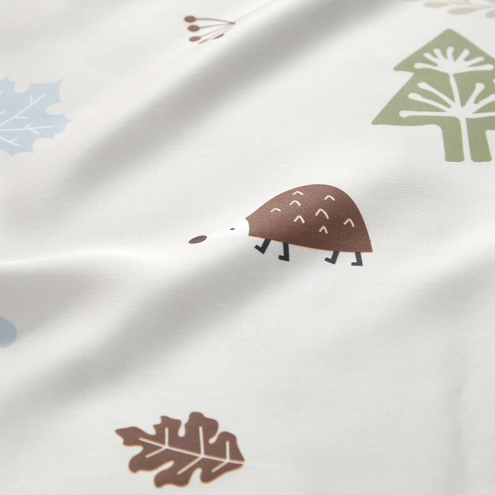 100% 60s Tencel™ Lyocell Printed Duvet Cover + Bedding Sheet + Pillow Cases Set - Autumn Companion