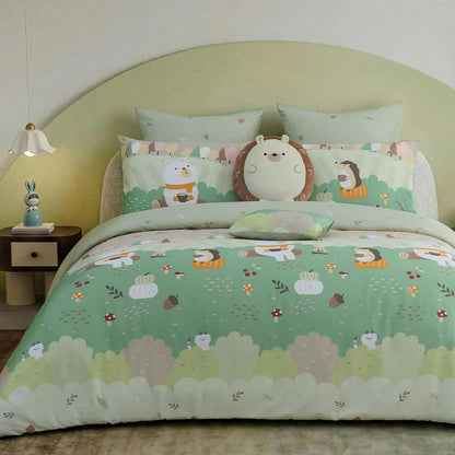 100% 60s Tencel™ Lyocell Printed Duvet Cover + Bedding Sheet + Pillow Cases Set - Komori Party