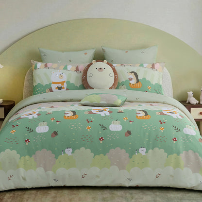 100% 60s Tencel™ Lyocell Printed Duvet Cover + Bedding Sheet + Pillow Cases Set - Komori Party