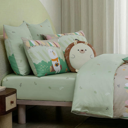 100% 60s Tencel™ Lyocell Printed Duvet Cover + Bedding Sheet + Pillow Cases Set - Komori Party