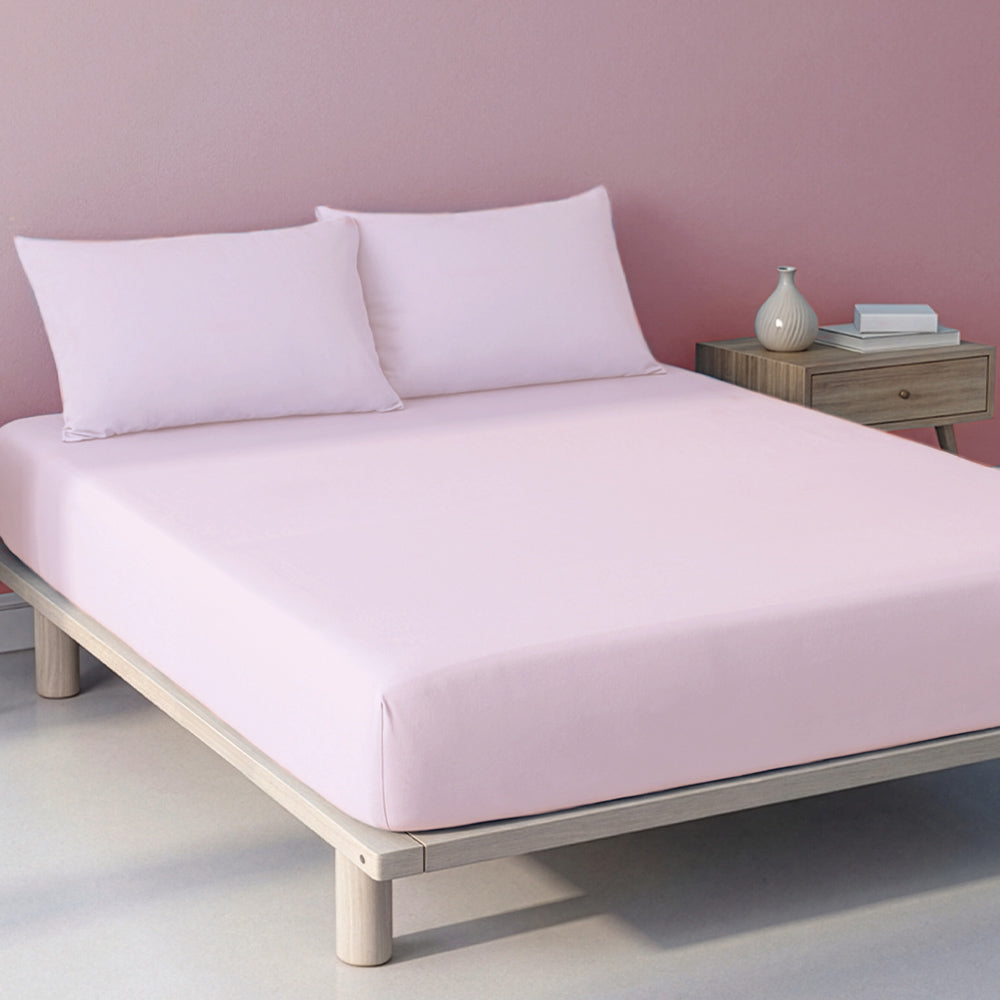 TopCool 2026 S/S Anti-Bacterial Frost Cooling Bedding Sheet + Pillow Cases Set - 5 Colors Available