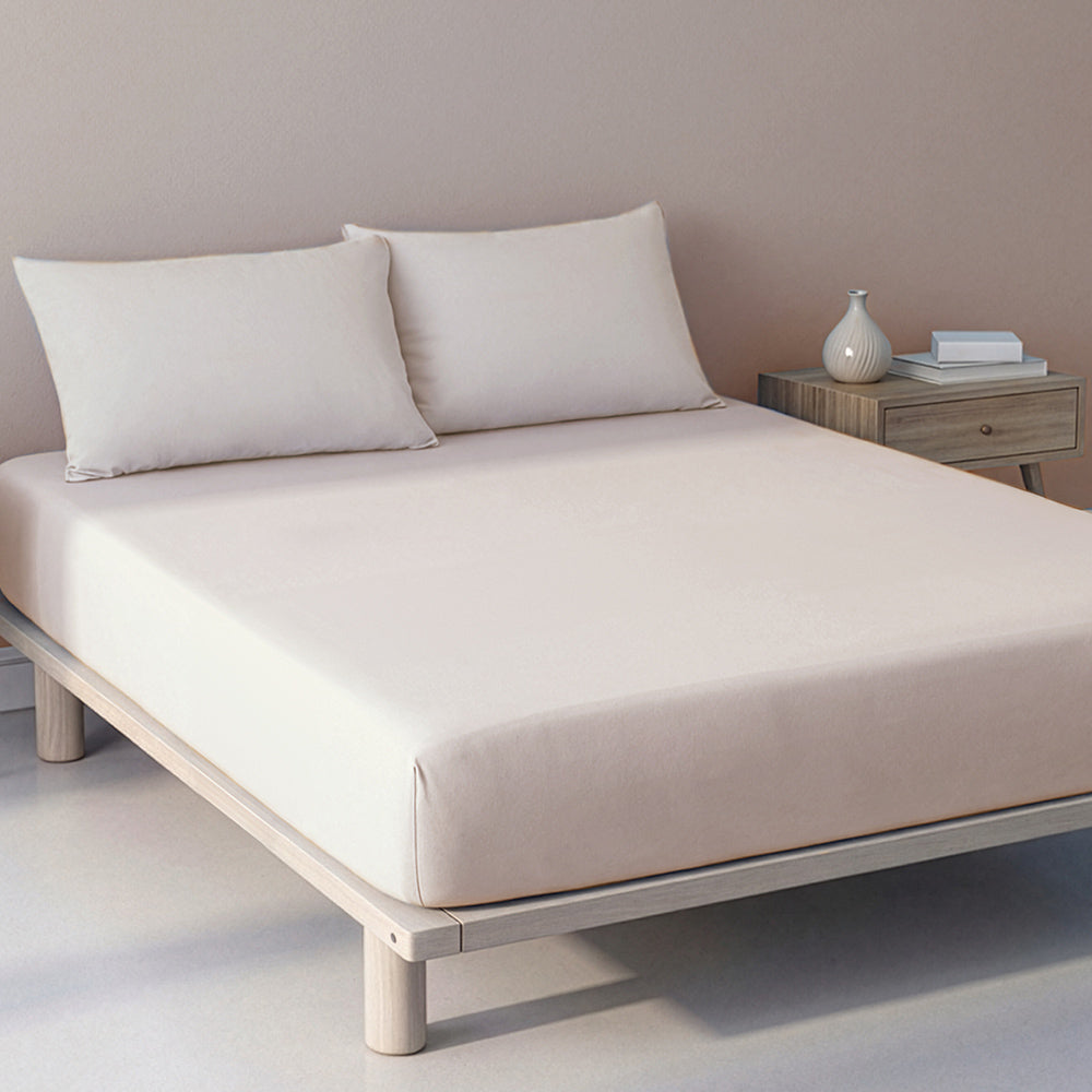 TopCool 2026 S/S Anti-Bacterial Frost Cooling Bedding Sheet + Pillow Cases Set - 5 Colors Available