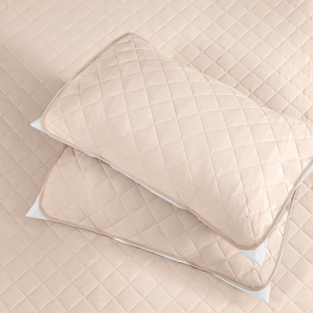 TopCool Solid Color Cooling Pillow Protector - Almond Orange