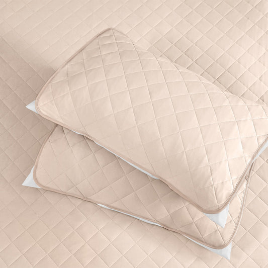 TopCool Solid Color Cooling Pillow Protector - Almond Orange