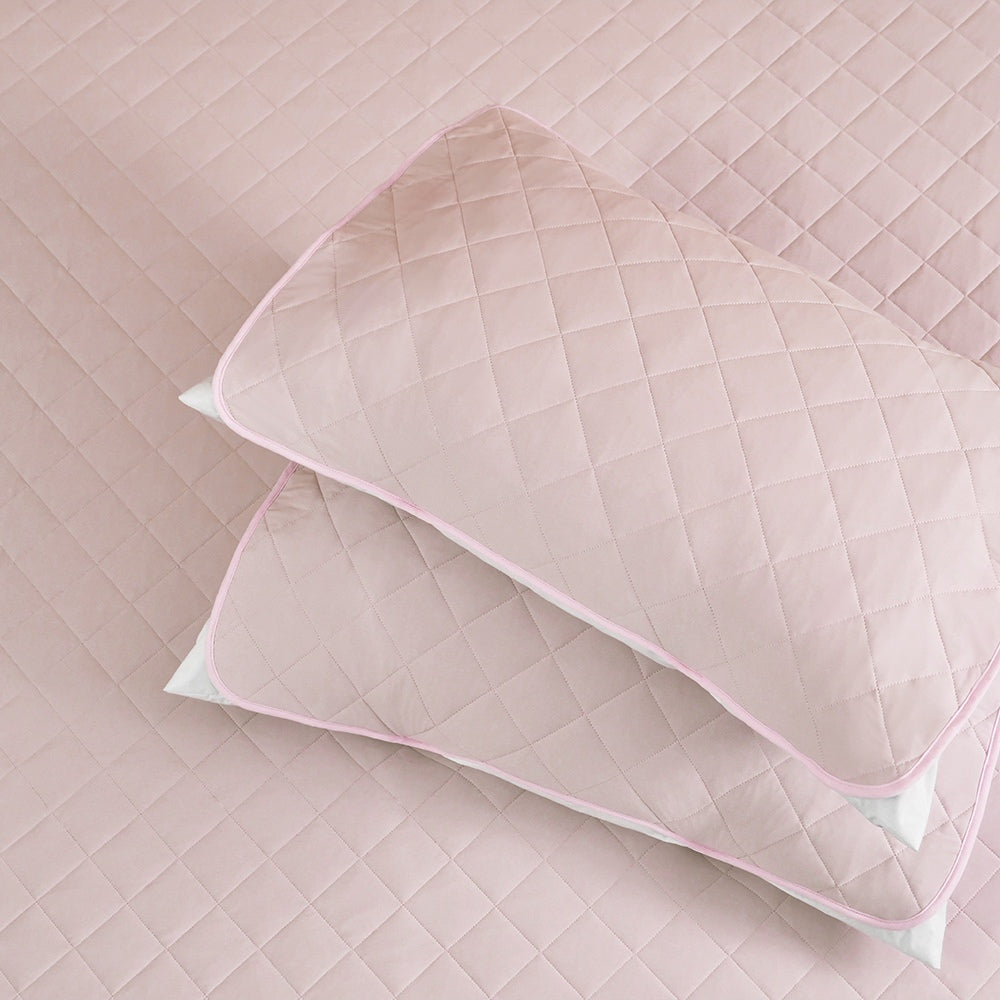 TopCool Solid Color Cooling Pillow Protector - Cherry Pink