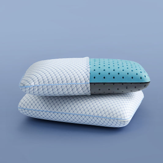 Eco-Friendly Thermostatic Dual-Effect Anti-Mite Bamboo Charcoal Cooling Memory Foam Pillow