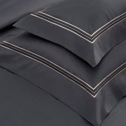 Charisma 500TC 100% Egyptian Cotton Embroidered Duvet Cover Sheet Set-King/Super King-Wilderness