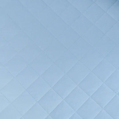 TopCool Solid Color Cooling Mattress Protector - River Blue