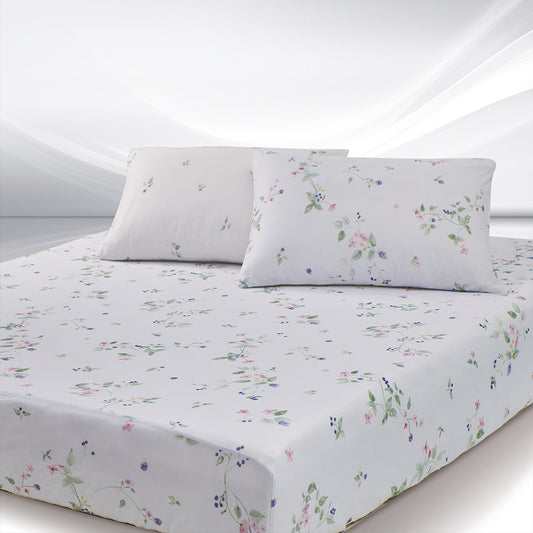 TopCool Q-max 0.455 Bedding Sheet + Pillow Cases Set - Garden